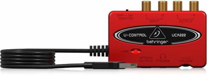 Behringer UCA222 U-Control Ultra-Low Latency USB Audio Interface with Digital Output Audio Interface