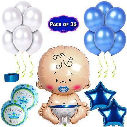 FLIPZONE It’s a boy balloons combo/kit pack for welcome baby/newborn/baby shower party decorations (Set of 36)