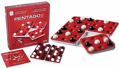 Pulsbery Pentago Mind Twisting Game for Educational Board Games Board Game Accessories
