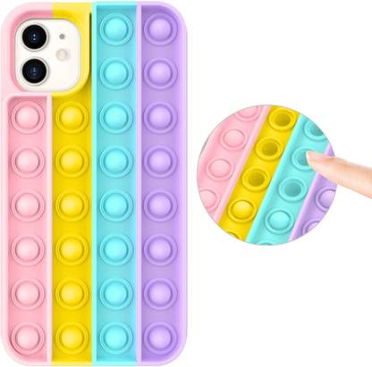 befunky Back Cover for Push Pop Bubble Silicone Rubber Protective Phone Case for Apple iPhone 11 (6.1")