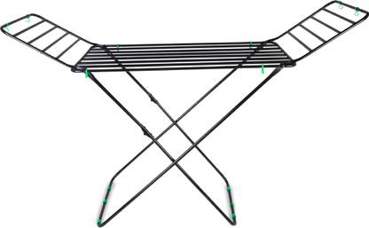 Flipkart SmartBuy Steel Floor Cloth Dryer Stand Pipe Cloth Stand Black Big FSB-004