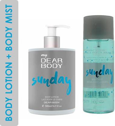 Dear Body Sunday Body Lotion & Mist Combo Pack