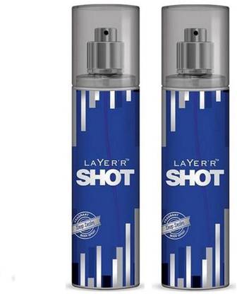Layer'r Shot Deep Desire 135 ml (Pack of 2) Deodorant Spray  -  For Men