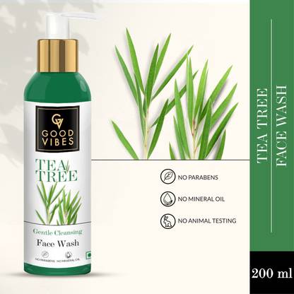 GOOD VIBES Gentle Cleansing  - Tea Tree (200 ml) Face Wash