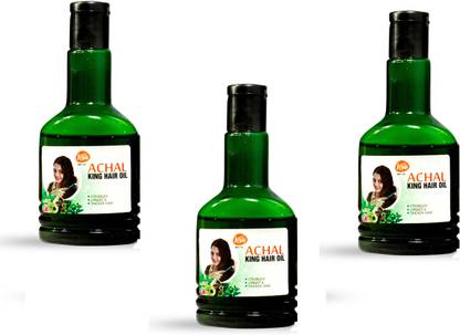 Kaachal Achal King Hair Oil 100 Ml (A Better Hair Oil For Stogner, Longer, Thicker Hair) Pack Of 3 Hair Oil