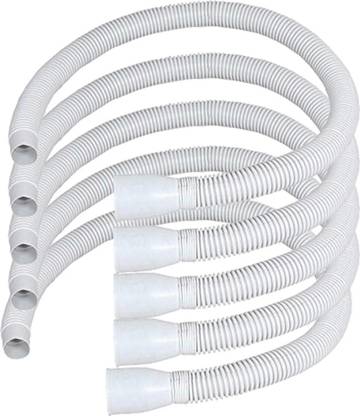 cosec Long PVC Socket Waste Drain Pipe For Wash Basin/Kitchen Waste Pipe Pack Of 5 PVC Wash Basin & Kitchen Sink PVC Waste Pipe (Pack of 5) Hose Pipe