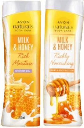 AVON Naturals Milk & Honey Skin Care combo Set
