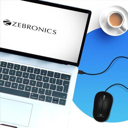 ZEBRONICS Zeb-Sprint Wired Ambidextrous Optical Mouse