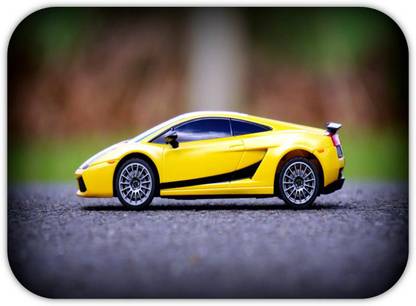 Monk Matters Lamborghini Car Design Non-Slip Rubber Base Gaming & Laptop (MPAD00481) Non Slip Base Mousepad