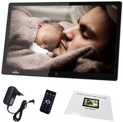 Miracle Digital 15INCH Multi-functional Digital Media Photo Frame with LED Blacklight, Support SD/MMC/USB Disk Card/AUX/DC ( BUILT-IN 2GB INTERNAL STORAGE ) 15.4 inch LED 15.4 inch LED