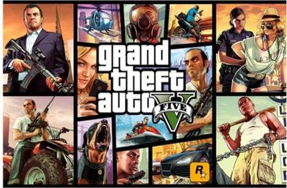 GTA Grand Theft Auto Poster Paper Print