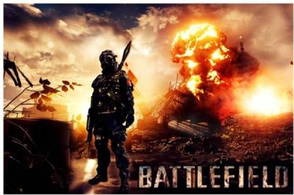 Battlefield 4 Poster Paper Print