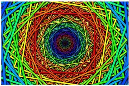 Psychedelic Art Poster Paper Print