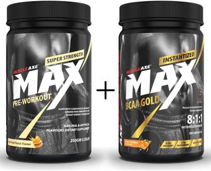 MUSCLE – AXE MAX Pre-workout + BCAA Gold Orange BCAA