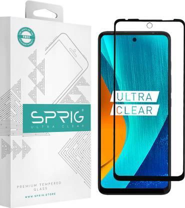 Sprig Edge To Edge Tempered Glass for Motorola G51 5G, Moto G51, G51