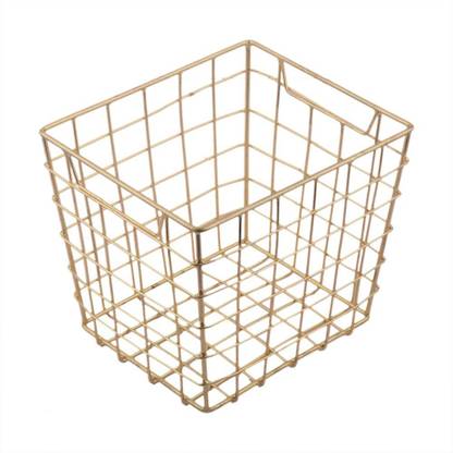 Gadget Bucket Brass Storage Basket