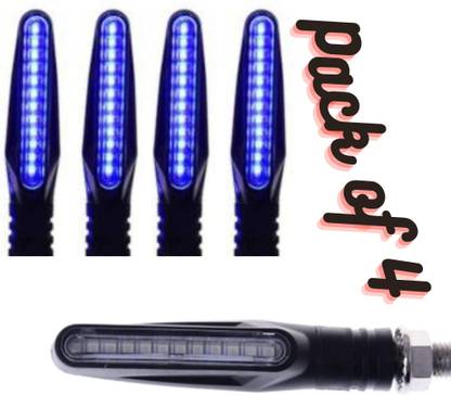 Everythiing Front, Side LED Indicator Light for Yamaha, KTM, Bajaj, Suzuki, Hero, Honda R15, Pulsar 200NS, Pulsar 135 LS DTS-i, Pulsar 150, Apache 220, Discover 125 M, HF Deluxe, Platina 100, Splendor, Pulsar 220 DTS-i, Duke 200, Universal For Bike