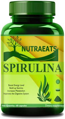 NutraEats Spirulina Capsules Premium