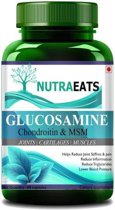 NutraEats Joint Support Supplement with Glucosamine, Boswellia & Bromelain 2600mg