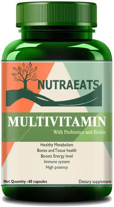 NutraEats Nutrition The Real Vitamin Advanced Multivitamin, Multivitamins, Multiminerals Premium