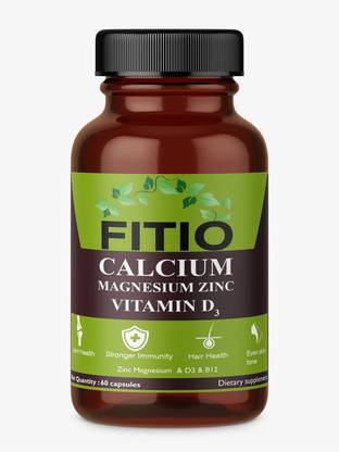 FITIO Calcium supplement 1000mg With Magnesium & Zinc For Women & Men