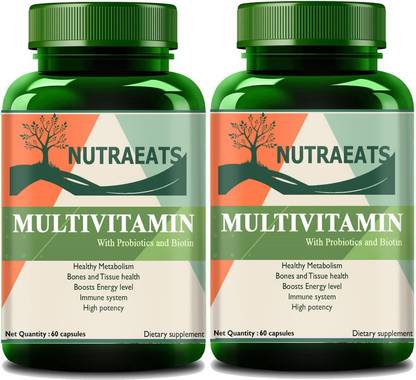 NutraEats The Real Vitamin Advanced Multivitamin, Multivitamins,(Pack Of 2) Ultra