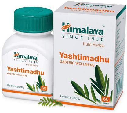 HIMALAYA Yashtimadhu, Gastric Wellness,60 tab, pack of 3