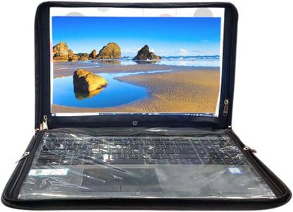 Flooring Junction Laptop Screen Protector Dust Cover Cum Bag , Dust Proof Laptop Bag Cover