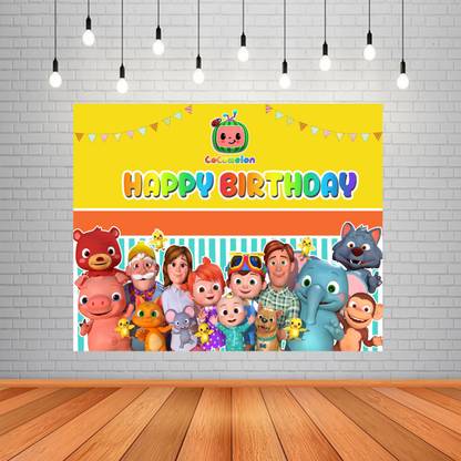 The Party Shoppy Cocomelon Background Banner Banner