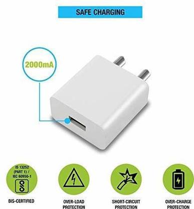 BKN 4 A Wall Charger for Mobile with Detachable Cable