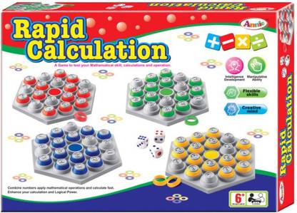 dtc Rapid Calculation, Multi Color Board Game Accessories