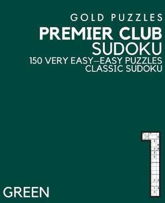Gold Puzzles Premier Club Sudoku Green Book 1