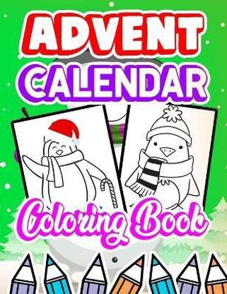 Advent Calendar Coloring Book