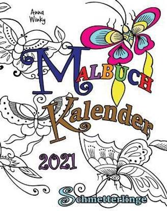 Malbuch Kalender 2021 Schmetterlinge