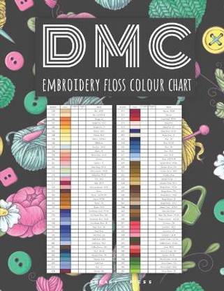 DMC Embroidery Floss Colour Chart