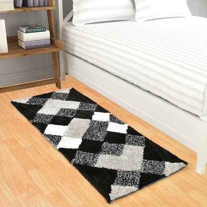 MY HOME 2 ft  X 5 ft Polyester Runner