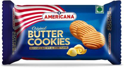Americana Butter Cookies 84g|Pack of 15|1260 Grams Cookies Biscuit