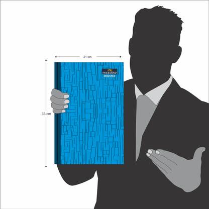 FREEMIND Register Regular Notebook Single Line 864 Pages