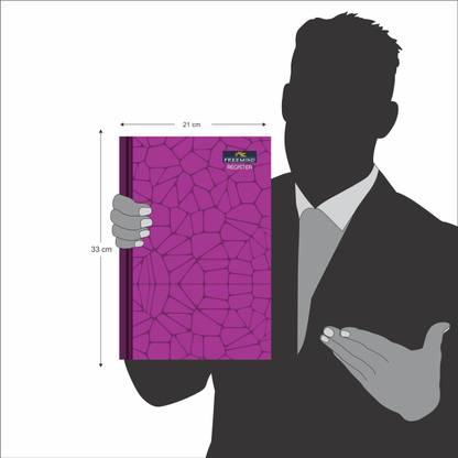 FREEMIND Register Regular Notebook Single Line 504 Pages