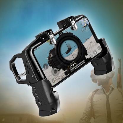 Nexshop ™ K 21 L1 R1 Game Pad Sharpshooter Metal Trigger With Fire Button Gaming Trigger Sensitive Touch Accurate Aiming Rising Score Controller Smartphones | All Types Smart Mobile Phones For PUBG And Call Of Duty Games  Gaming Accessory Kit