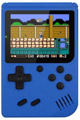 CASE CREATION SUP Handheld Game Console, Classic Retro Video Gaming Player Colorful LCD Screen Usb Rechargeable Portable Game Console With 400 In 1 Classic Old Games Best Toy Gift For Kids Handheld Gaming Console  (blue) at Rs. 799