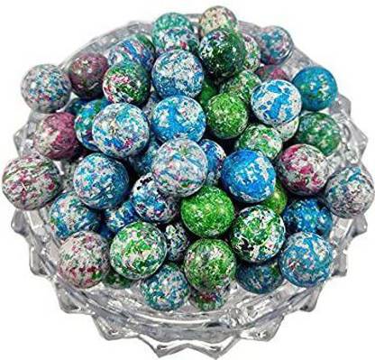funchild Glass Marble Playing Balls Kancha - Goli for Aquarium Fillers , Decoration and Kids Playing Marbles in Light Multi Shades 100 Pcs Marble Goti