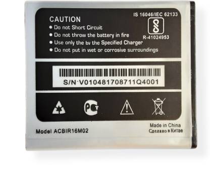 Full Life Mobile Battery For  Micromax Vdeo 1 Q4001 ACBIR16M02