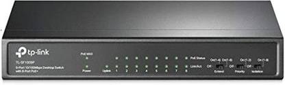 TP-Link TL-SF1009P 9 Ports 100 Mbps Unmanaged Network Switch