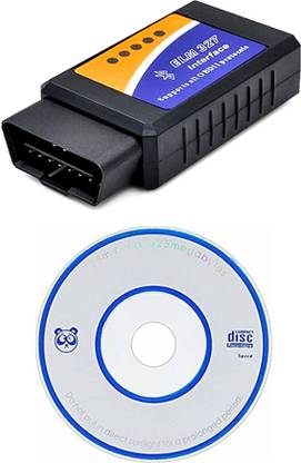 Zinzo High Quality16 Pin ELM327 Bluetooth OBD-II Car scanner, reader with software Compact disc OBD Reader