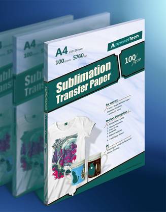 APPARELTECH Sublimation A4 Paper Unruled A4 100 gsm Drawing Paper