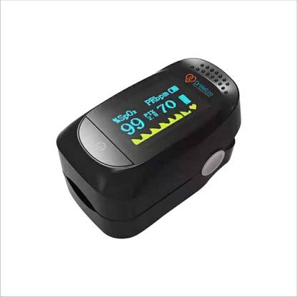 Dr Well co Fingertip Pulse Oximeter, [FDA, TUV, CE Certified] Blood Oxygen Saturation Fingertip Monitor, Blood Oxygen Meter Finger Oximeter Finger with Pulse, O2 Monitor Finger for Oxygen Pulse Oximeter