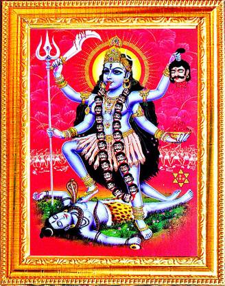 सुनीनो काली माँ | गॉडेस फोटो फ्रेम रिलीजियस फ्रेम