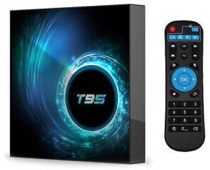 SP Tech T95 Android 10.0 TV Box, 4GB RAM 32 ROM Allwinner H616 Quad-Core 64-bit ARM Cortex-A53 Android Box with 2.4G/5G Dual WiFi 10/100M Ethernet, Support H.265 Ultra HD/BT 5.0/HDMI 2.0 Smart TV Box Media Streaming Device