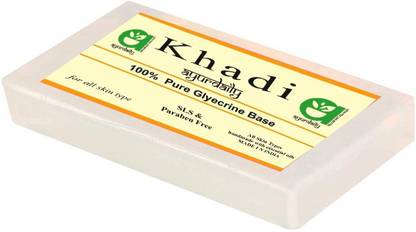 Ayurdaily Khadi Transparent Ultra Clear Glycerin Pour & Melt Soap Base 500 g